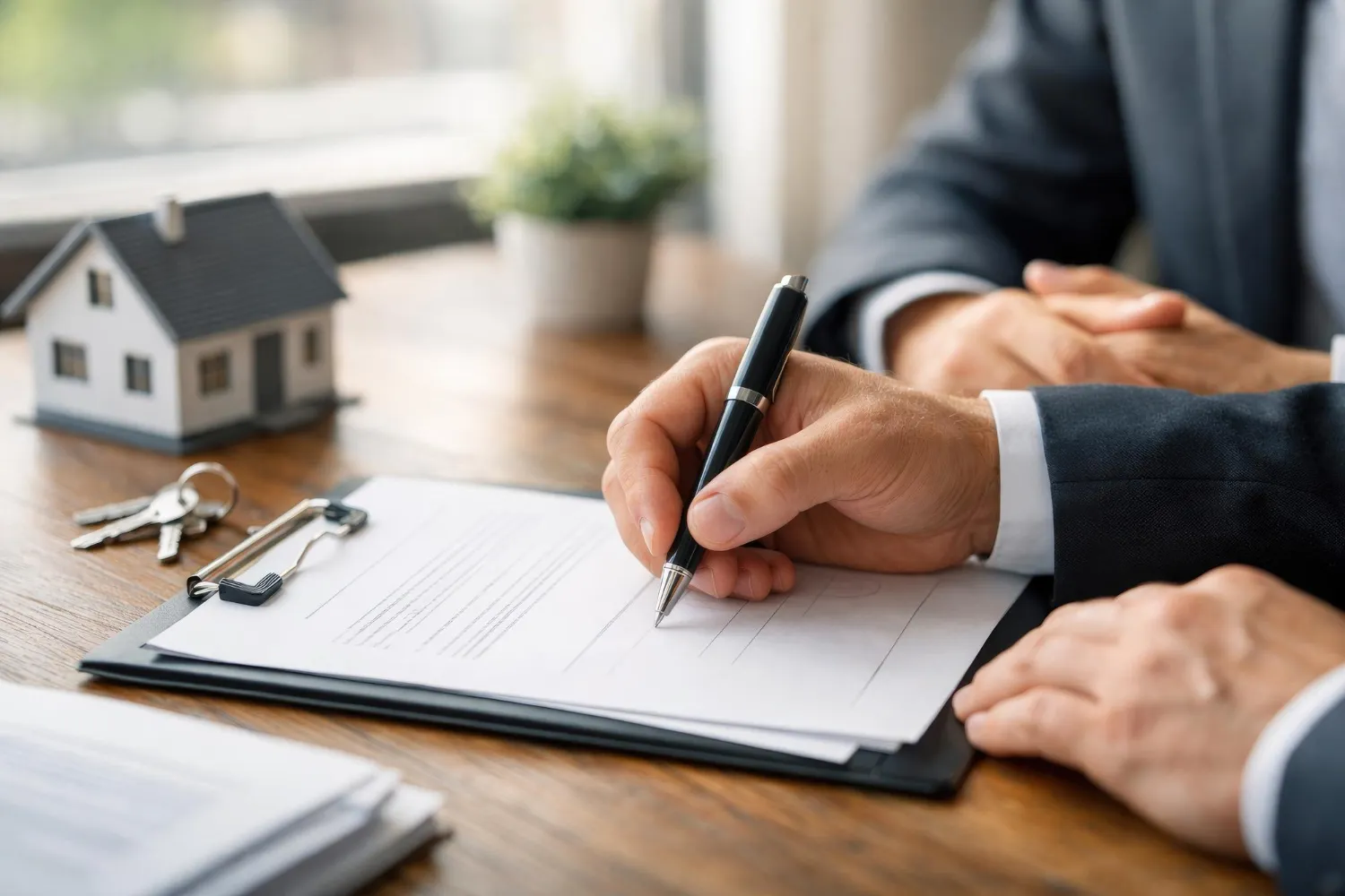 Assinatura de contrato imobiliário, entendendo o que é inventário negativo.